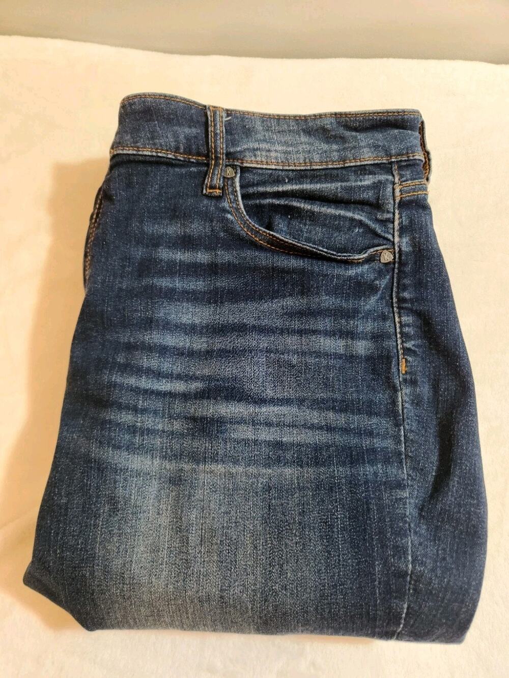 Kut From The Kloth Catherine Jeans Womens 16P 16 Petite Blue Whiskers Bootcut